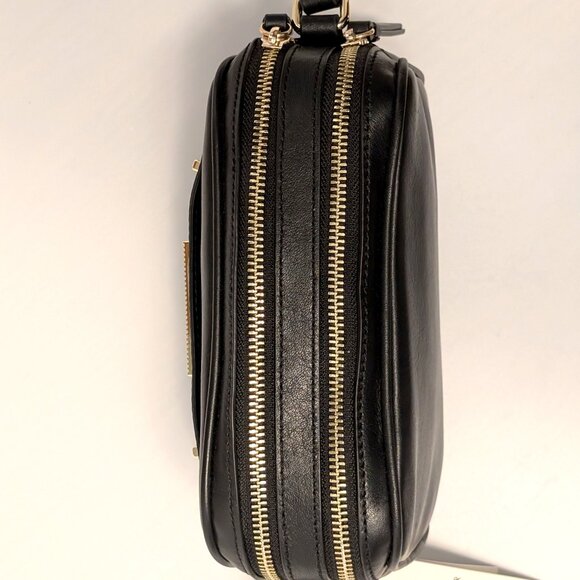 Ted Baker Black Leather Camera Crossbody Bag Gold Hardware NWT, Brand New w/Tags - Picture 8 of 8